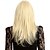 levne starší paruka-Synthetic Wig Wavy Wavy Wig Blonde Short Blonde Synthetic Hair Women&#039;s Natural Hairline Blonde