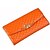 abordables Monederos-Mujer Lazo(s) Cuero Patentado / Cuero Billeteras Geométrico Naranja