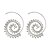 abordables Boucle d&#039;Oreille-Femme Boucle d&#039;Oreille Créoles Fleurs / Botaniques Fleur Vague dames Des boucles d&#039;oreilles Bijoux Dorée / Argent Pour Mariage Soirée Cadeau Quotidien Plein Air