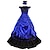 cheap Historical &amp; Vintage Costumes-Gothic Vintage Victorian Medieval 18th Century Dress Party Costume Masquerade Women&#039;s Satin Costume Blue Vintage Cosplay Party Prom Sleeveless Floor Length Ball Gown Plus Size Customized