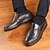 abordables Zapatillas sin cordones y mocasines de hombre-Hombre Zapatos Confort PU Primavera / Otoño Casual Zapatos de taco bajo y Slip-On Marrón / Negro / EU39