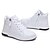 رخيصةأون سنيكرز نسائي-نسائي أحذية رياضية أمام الحذاء على شكل دائري مريح بطانة الفراء الأماكن المفتوحة دانتيل جلد الشتاء أبيض / أسود