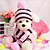 cheap Dog Clothes-Cat Dog Hoodie Hats, Caps &amp; Bandanas Dog Scarf Stripes New Casual / Daily Keep Warm Headwarmers Stripes Winter Dog Clothes Puppy Clothes Dog Outfits Rainbow Yellow Pink Costume for Girl and Boy Dog