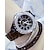 お買い得  クォーツ腕時計-女性クォーツ時計高級エレガントなダイヤモンド腕時計ブレスレット防水セラミックバンドラインストーンレディースクォーツ時計