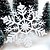 voordelige Verjaardagsdecoraties-12 stks / zak kerstboom venster decoratie kunstmatige sneeuwvlok bauble bevroren party kerst ornamenten voor thuis xmas