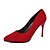 olcso Női magas sarkú cipők-Női Szandálok Ruha Alkalmi Nyár Cicasarok Erősített lábujj PU Fekete Piros Kék