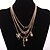 preiswerte Halsketten-Damen Layered Ketten Einfach Elegant Strass Aleación Gold Modische Halsketten Schmuck Für Alltag Ausgehen
