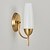 cheap Wall Sconces-American Country Glass Wall Sconce Hallway Northern Europe Modern Simplicity Living Room Bedroom Wall Lamp