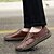 cheap Men&#039;s Slip-ons &amp; Loafers-Men&#039;s Novelty Shoes Leather / Cowhide Spring, Fall, Winter, Summer Loafers &amp; Slip-Ons Black / Light Brown / Dark Brown / Buckle / Split Joint