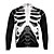 cheap Women&#039;s Cycling Clothing-Arsuxeo Men&#039;s Long Sleeve Cycling Jersey Winter Fleece 100% Polyester Skeleton Bike Jersey Top Mountain Bike MTB Road Bike Cycling Breathable Quick Dry Anatomic Design Sports Clothing Apparel