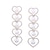 preiswerte Ohrringe-Damen Tropfen-Ohrringe Herz damas Klassisch Modisch Künstliche Perle Ohrringe Schmuck Gold Für Zeremonie Party