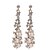 preiswerte Ohrringe-Women&#039;s Crystal Drop Earrings Basic Elegant Pearl Earrings Jewelry Silver / Gold For Wedding Daily