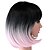 cheap Synthetic Trendy Wigs-Synthetic Wig Straight Straight Bob Wig Pink T-L.Pink Synthetic Hair Women&#039;s Ombre Hair Pink