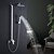 cheap Faucet Sets-Faucet Set - Rain Shower / Handshower Included Chrome Shower System Two Holes