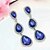 cheap Earrings-Women&#039;s Sapphire Crystal Stud Earrings Drop Earrings Hanging Earrings Pear Cut Long Solitaire Drop Ladies Elegant Fashion Classic everyday Earrings Jewelry White / Red / Blue For Wedding Party Gift