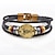 cheap Bracelets-Men&#039;s Wrap Bracelet Leather Bracelet Zodiac Scorpio 10.24 - 11.22 Aries 3.21 - 4.19 Virgo 8.23 - 9.22 Fashion Genuine Leather Bracelet Jewelry For Gift Date