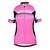 billige Cykelbeklædning til kvinder-Arsuxeo Women&#039;s Short Sleeve Cycling Jersey Summer Polyester Red Patchwork Bike Jersey Top Road Bike Cycling Breathable Anatomic Design Quick Dry Sports Clothing Apparel / Stretchy / Back Pocket