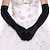 cheap Party Gloves-Elastic Satin / Spandex Fabric Opera Length Glove Bridal Gloves / Party / Evening Gloves With Ruffles Wedding / Party Glove