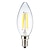 voordelige LED-gloeilampen-BRELONG® 1pc 4 W 300-350 lm E14 LED-gloeilampen C35 4 LED-kralen COB Dimbaar / Decoratief Warm wit 220-240 V / RoHs