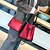 baratos Conjunto de Bolsas-Mulheres Bolsas Couro Ecológico Conjuntos de saco 2 Pcs Purse Set Ziper para Casual Todas as Estações Azul Vermelho Rosa Cinzento Marron