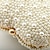 billige Aftenvesker-Dame Perledetaljer polyester Aftenveske Hvit