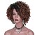 cheap Black &amp; African Wigs-Brown Wigs For Women Synthetic Wig Afro Afro Layered Haircut Wig Short Black / Brown Grey Synthetic Hair Women&#039;s Dark Roots Brown