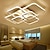 Χαμηλού Κόστους Φώτα Οροφής με Dimmer-Φωτιστικό οροφής 6-φώτων γεωμετρικό τετράγωνο μοντέρνα απλότητα με φωτιστικό οροφής καθιστικό τραπεζαρία υπνοδωμάτιο φωτιστικό
