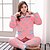 abordables Pijamas y ropa de cama-Mujer Algodón Escote Cuadrado Traje Pijamas - Estampado