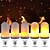 Χαμηλού Κόστους LED Λάμπες Καλαμπόκι-led flamma effekt glödlampor e27 bas smd2835 99 led pärlor simulerade med flimrande för halloween julparti bar dekorationer 1 st rohs