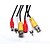 abordables Accesorios de seguridad-Cables y Adaptadores 65FT BNC RCA DC Connector Video Audio Power CCTV Camera para Seguridad sistemas 2000cm 0.45kg