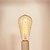 billige Glødelamper-1pc 60 W E26 / E27 / E27 ST64 Varm hvit Glødende Vintage Edison lyspære 220-240 V