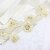cheap Party Sashes-Satin / Tulle / Silver-Plated Wedding / Special Occasion Sash With Rhinestone / Imitation Pearl / Floral Women&#039;s Sashes
