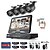 cheap DVR Kits-SANNCE® 8CH 4PCS 720P LCD DVR Weatherproof Surveillance Security System Supported Analog AHD TVI IP Camera