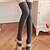 cheap Dress &amp; Trouser Socks-Women&#039;s 1 set Stockings Cotton Solid Colored Casual Daily Medium Fall Spring White Black Wine
