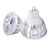 abordables Ampoules électriques-10pcs 6 W Spot LED 400 lm MR16 3 Perles LED LED Haute Puissance Décorative Blanc Chaud Blanc Froid 12 V / 10 pièces / RoHs