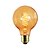 billige Glødelamper-1pc 60 W E26 / E27 / E27 G80 Varm hvit Glødende Vintage Edison lyspære 220-240 V