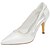 cheap Wedding Shoes-Women&#039;s Wedding Shoes Glitter Crystal Sequined Jeweled Dress Party &amp; Evening Summer Crystal Stiletto Heel Pointed Toe Basic Pump Elastic Fabric Ivory