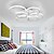 cheap Dimmable Ceiling Lights-6-Light 6-Head Geometric Modern Simplicity Led CeilingLamp Living Room Dining Room Bedroom Light Fixture