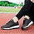 cheap Women&#039;s Sneakers-Women&#039;s Sneakers Flat Heel Round Toe Comfort Outdoor Color Block Leatherette White / Black / Peach