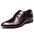 cheap Men&#039;s Oxfords-Men&#039;s Oxfords Formal Shoes Printed Oxfords Fashion Boots Wedding Party &amp; Evening Office &amp; Career Walking Shoes Microfiber Black Red Blue Fall Spring / Split Joint / EU40