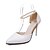 cheap Women&#039;s Heels-Women&#039;s Heels Stiletto Heel Pointed Toe Patent Leather Basic Pump Spring / Fall White / Black / Pink / 3-4