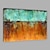 billiga Oljemålningar-Hang målad oljemålning HANDMÅLAD - Abstrakt Moderna Duk / Sträckt kanfas