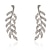 Χαμηλού Κόστους Σκουλαρίκια-1 ζευγάρι Κουμπωτά Σκουλαρίκια Ορειβάτες των αυτιών For Γυναικεία Κυβικά ζιρκόνια Γάμου Δουλειά Καθημερινά Κράμα Φύλλο