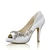 cheap Wedding Shoes-Women&#039;s Wedding Shoes Glitter Crystal Sequined Jeweled Bridal Shoes Rhinestone High Heel Peep Toe Classic Satin Black White Ivory