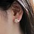 cheap Earrings-Women&#039;s Cubic Zirconia tiny diamond Stud Earrings Earrings Magic Back Earring Star Ladies Fashion Bridal Zircon Cubic Zirconia Imitation Diamond Earrings Jewelry Golden / Silver For Party Wedding