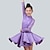 זול בגדי ריקוד לילדים-בגדי ריקוד לילדים חצאיות תחרה הצגה שרוול ארוך טבעי ניילון