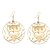 cheap Earrings-Women&#039;s Drop Earrings Dangle Earrings Owl Statement Fashion Silver Plated Gold Plated Earrings Jewelry Gold / Silver For Daily Evening Party 2pcs