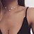 cheap Necklaces &amp; pendants-One-piece Suit Choker Necklace Layered Necklace For Women&#039;s Party Carnival Silver Plated Gold Plated Layered Tassel Fringe Lariat Star