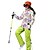 preiswerte Skibekleidung-Damen Skijacke warm halten Windundurchlässig Skifahren Winter Sport Baumwolle Polyester