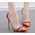 preiswerte Absatzschuhe für Damen-Damen Absätze Klare Schuhe High Heels Niete Stöckelabsatz Komfort PU Schwarz Blau Orange